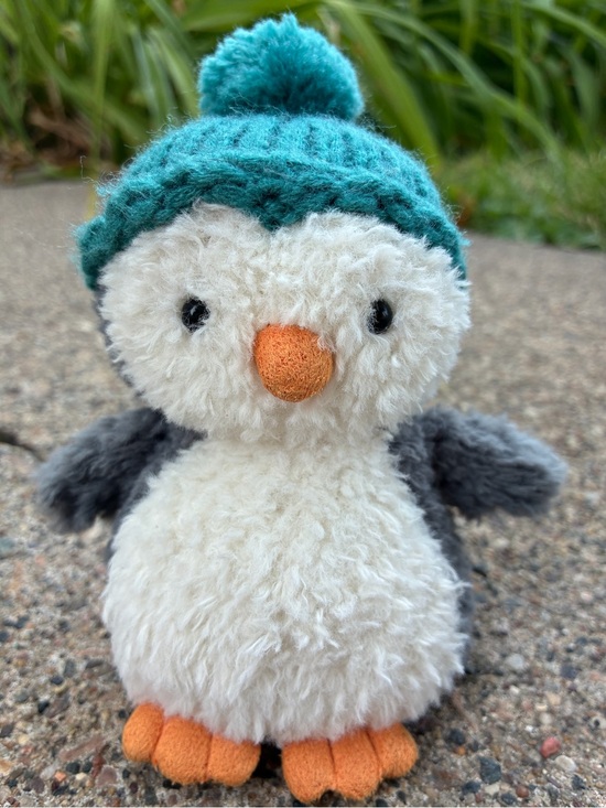 Jellycat Other - Jellycat Wee Winter Penguin with Teal hat. NWOT pet and smoke free home
